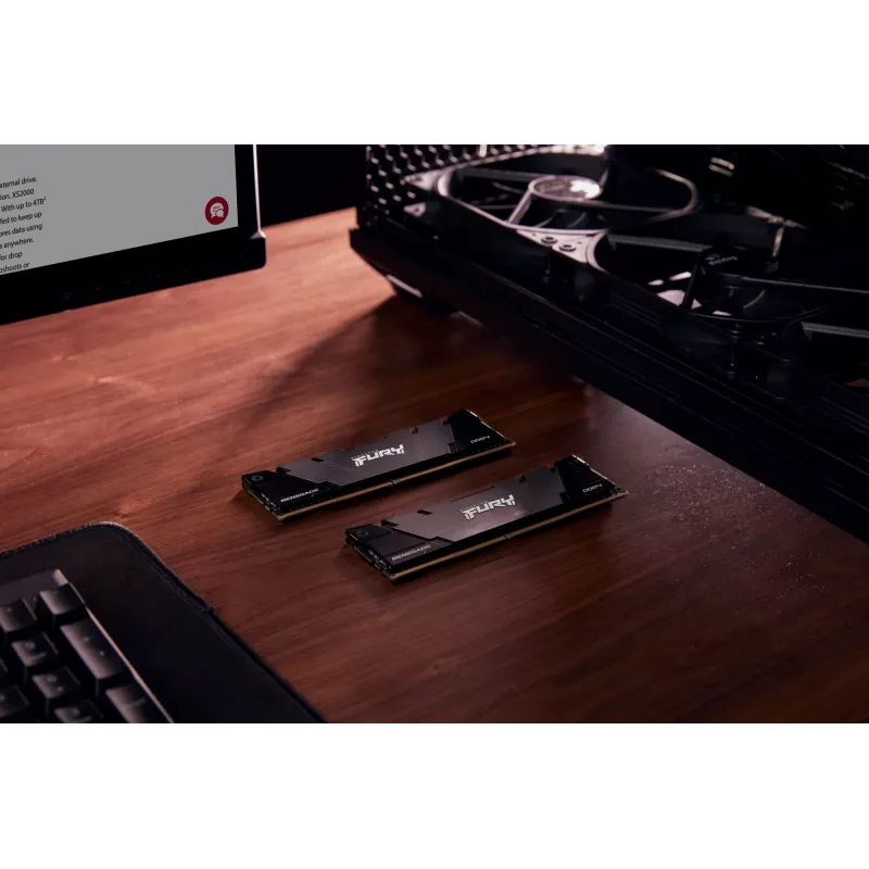 Kingston Technology FURY 32GB 3600MT/s DDR4 CL18 DIMM Renegade negro