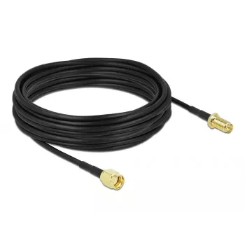 Cable de antena DeLOCK conector macho RP-SMA a conector hembra RP-SMA LMR/CFD100 10 m