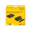 Convertidor DeLOCK USB Type-C para SSD M.2 NVMe y SSD/HDD SATA con función de clonación
