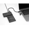 Convertidor DeLOCK USB Type-C para SSD M.2 NVMe y SSD/HDD SATA con función de clonación