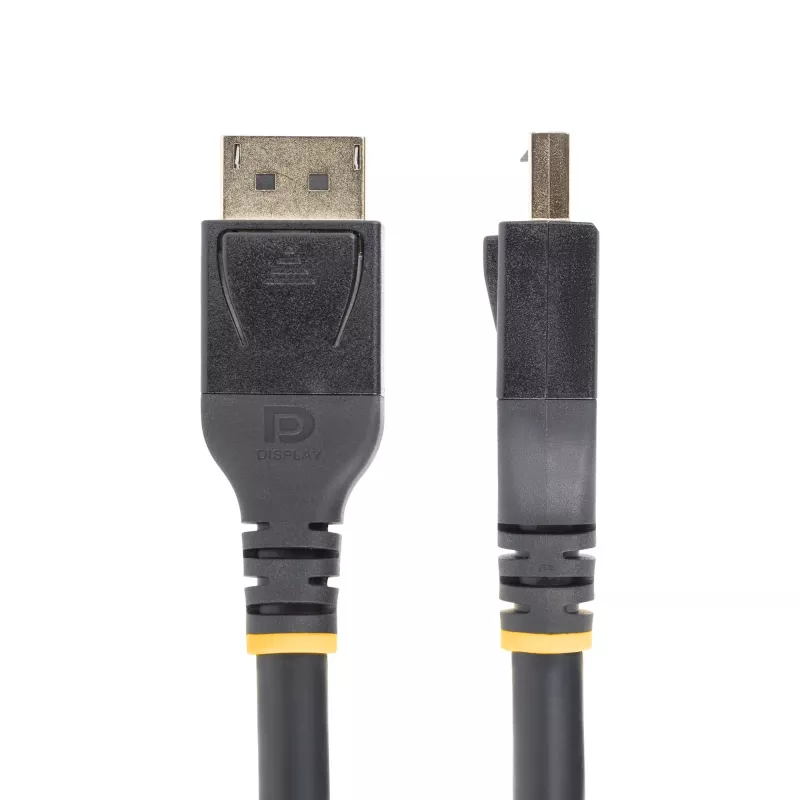 StarTech.com Cable DisplayPort 1.4 activo de 15,2 m (50 ft), cable DisplayPort DP8K con HBR3, HDR10, MST, DSC 1.2, HDCP 2.2, 8K 60Hz, 4K 120Hz - Cable DP 1.4 M/M