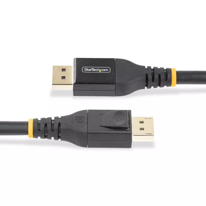 StarTech.com Cable DisplayPort 1.4 activo de 15,2 m (50 ft), cable DisplayPort DP8K con HBR3, HDR10, MST, DSC 1.2, HDCP 2.2, 8K 60Hz, 4K 120Hz - Cable DP 1.4 M/M