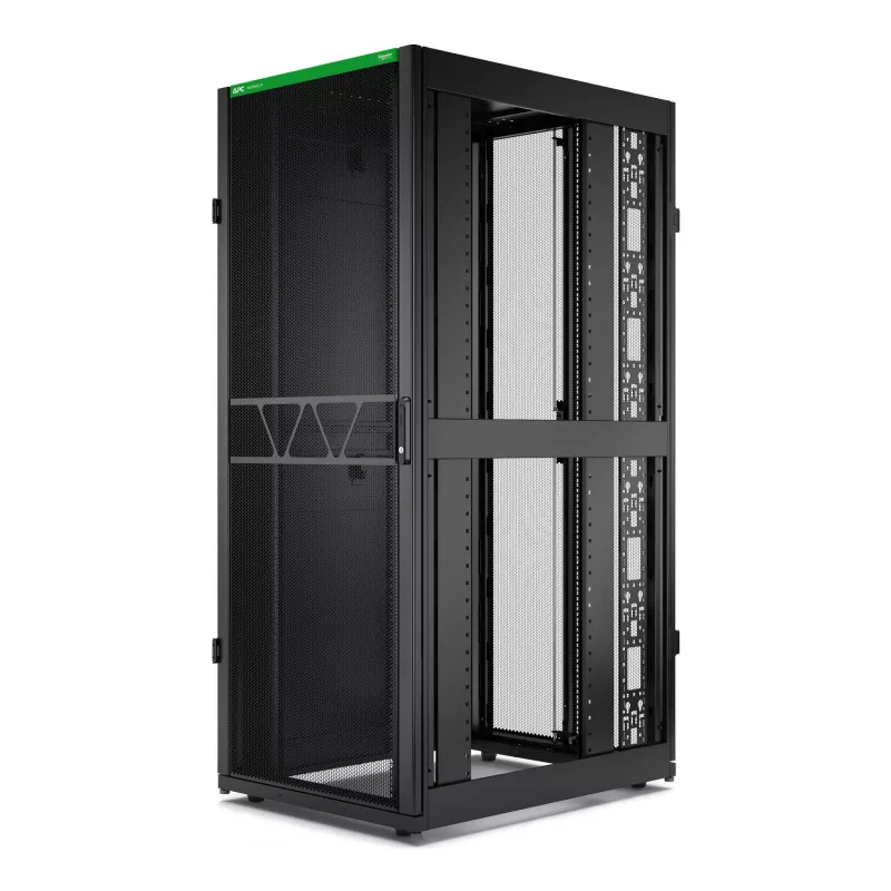 APC NetShelter SX Server Rack Gen 2, 42U, 1991H x 800W x 1070D mm, con paneles laterales, negro