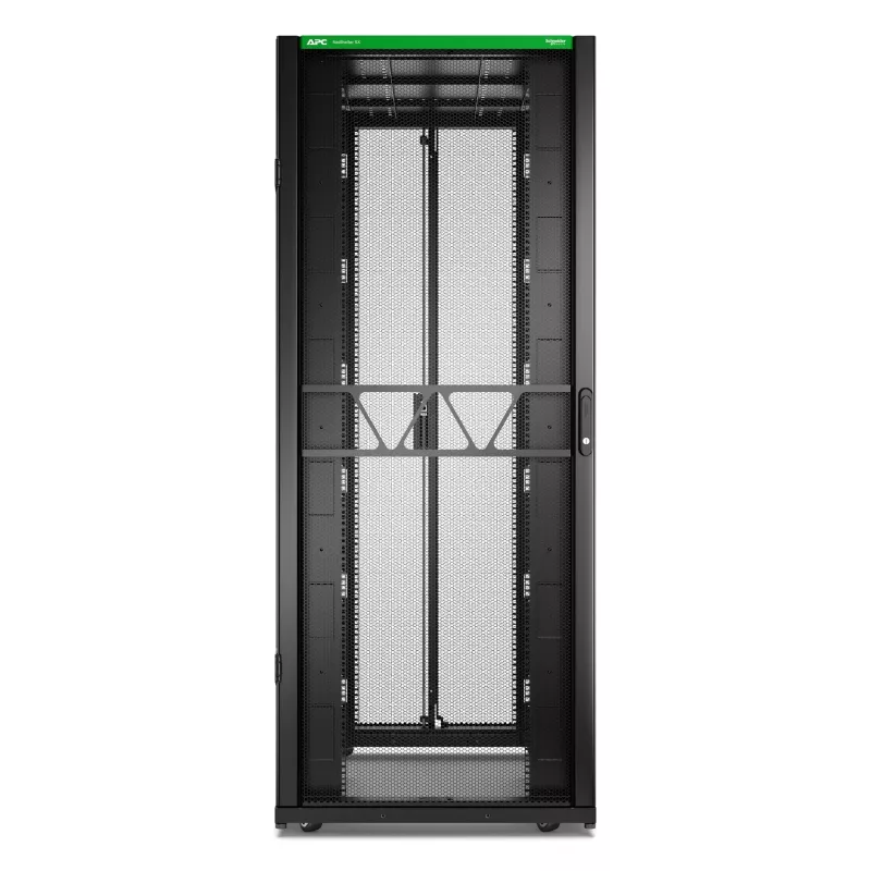 APC NetShelter SX Server Rack Gen 2, 42U, 1991H x 800W x 1200D mm, con paneles laterales, negro