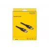 Cable DisplayPort DeLOCK 8K 60 Hz 5 m negro metal