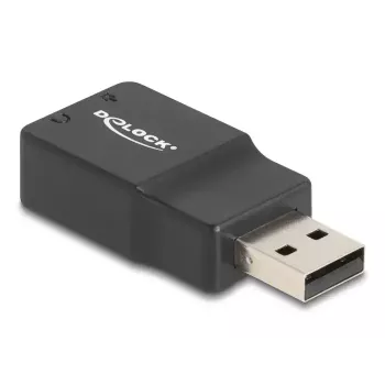 DeLOCK Tarjeta de sonido USB externa DeLOCK 66634 USB-A a 2 x 3,5 mm