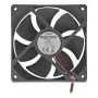 DeLOCK 67302 ventilador 9,2 cm negro rodamiento de bolas