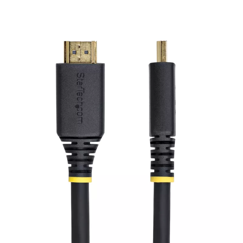StarTech.com Cable HDMI Ultra High Speed certificado de 5 m (16 ft), 8K 60Hz/4K 120Hz, cable HDMI 2.1 con HDR10+ / eARC, 48Gbps, cable HDMI 8K para monitor/TV/pantalla, funda de TPE flexible