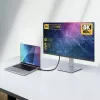 StarTech.com Cable HDMI Ultra High Speed certificado de 2 m (6 ft), 8K 60Hz/4K 120Hz, cable HDMI 2.1 con HDR10+ / eARC, 48Gbit/s, cable HDMI 8K para monitor/TV/pantalla, funda de TPE flexible
