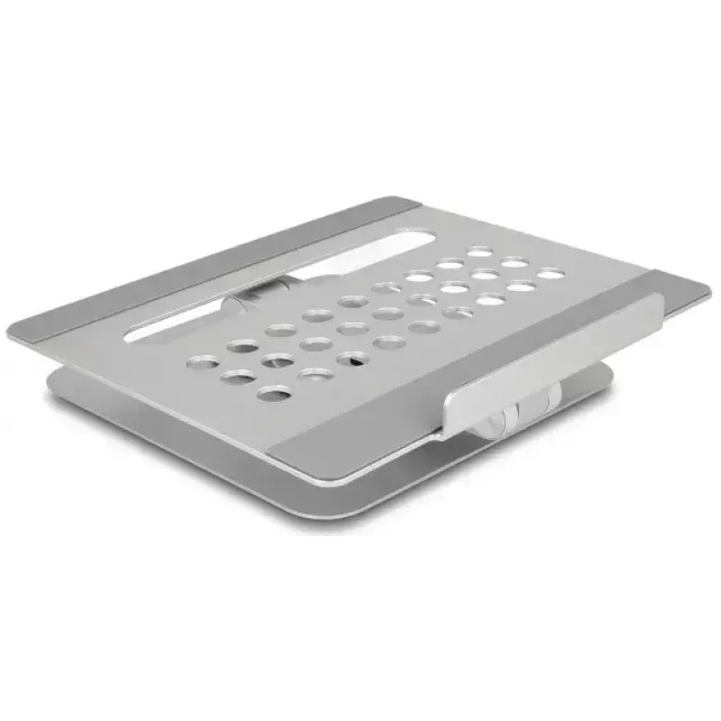 Soporte para portátil y tablet DeLOCK 18457 Plata Aluminio rotación 360°