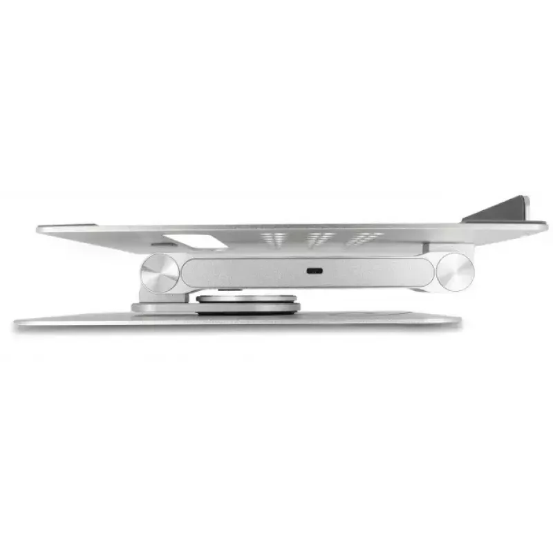 Soporte para portátil y tablet DeLOCK 18457 Plata Aluminio rotación 360°