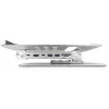 Soporte para portátil y tablet DeLOCK 18457 Plata Aluminio rotación 360°