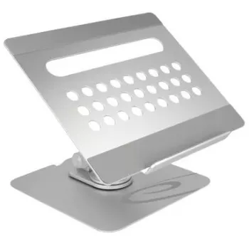 Soporte para portátil y tablet DeLOCK 18457 Plata Aluminio rotación 360°