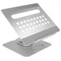 Soporte para portátil y tablet DeLOCK 18457 Plata Aluminio rotación 360°