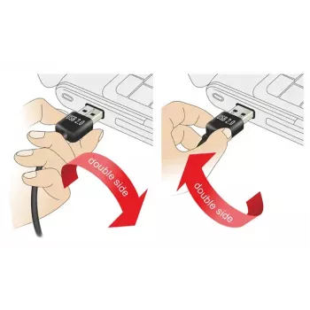 Cable USB DeLOCK 1m USB 2.0 A - Mini-USB m/m