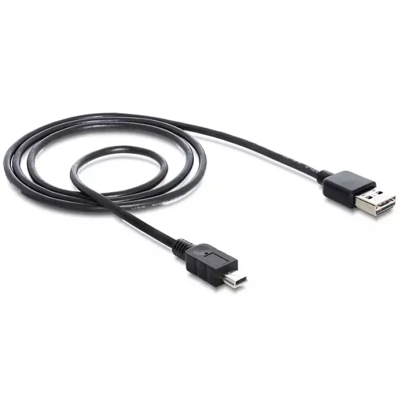 Cable USB DeLOCK 1m USB 2.0 A - Mini-USB m/m
