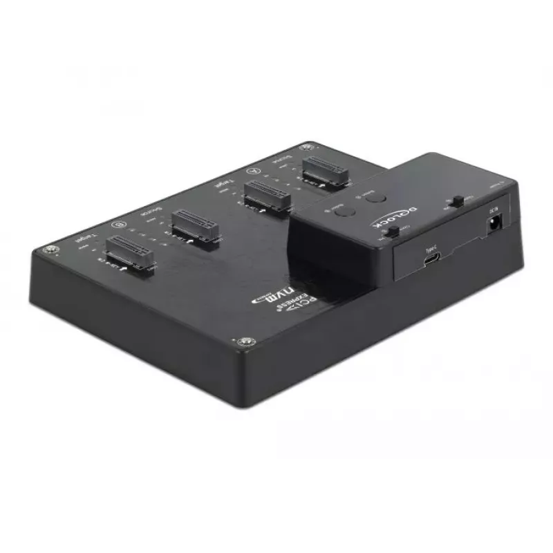 Docking station DeLOCK 64124 USB 3.2 Gen 2 Type-C negra SSD M.2