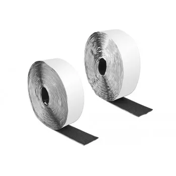 Cinta de velcro DeLOCK L 10 m x An 50 mm negra