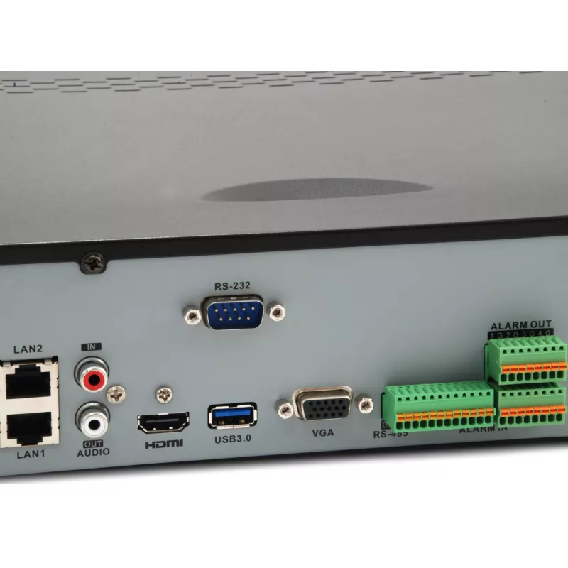 LevelOne GEMINI grabador de vídeo en red de 16 canales, H.265, 16 canales, 3840 x 2160 píxeles, 128 usuarios, H.264, H.264+, H.265, MPEG4, Embedded LINUX, 256 Mbit/s