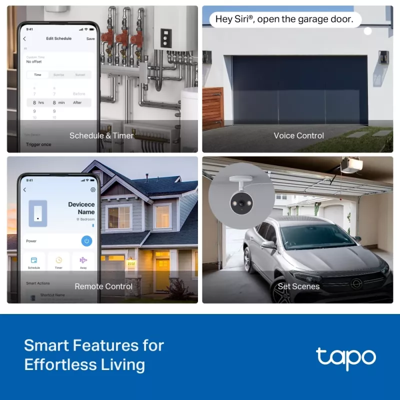 TP-Link TAPO S110E(UN) actuador para smart home actuador de interruptor 7 canales