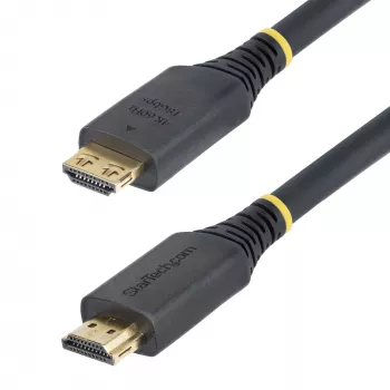 StarTech.com Cable HDMI High Speed de 7m (23ft) con conectores con agarre, 4K 60Hz/1440p 144Hz, HDR10/HDCP 2.2/ARC, 18Gbps, cable HDMI UHD para TV/monitor/pantalla, funda TPE