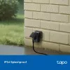 Enchufe inteligente TP-Link Tapo P410M – toma Wi-Fi de exterior, 3680 W, 200–250 V, negro