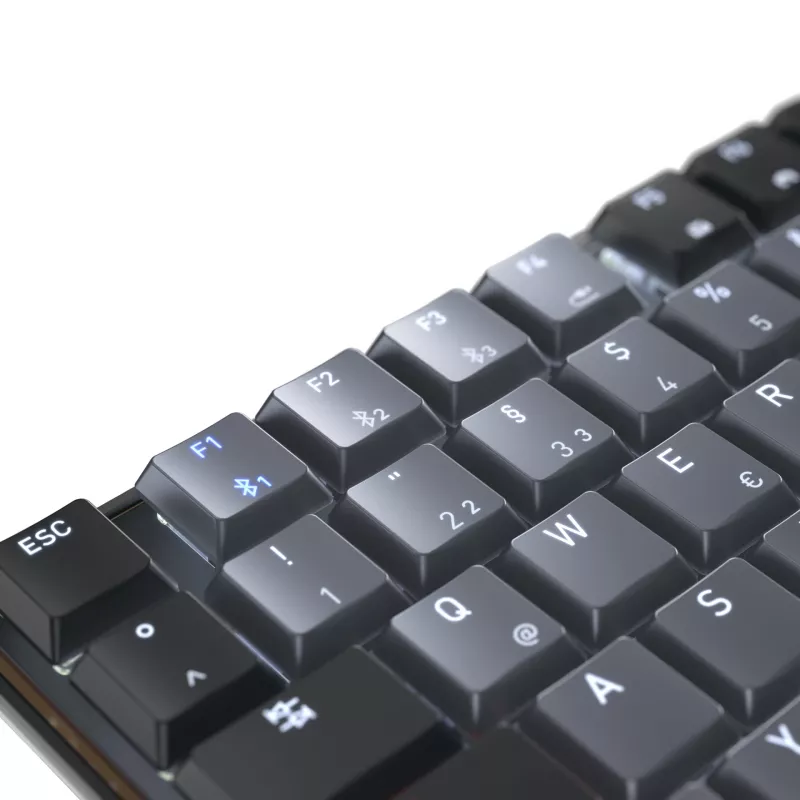 Teclado CHERRY KW 550 MX LP Home/Office USB + Bluetooth QZERTY US English Negro