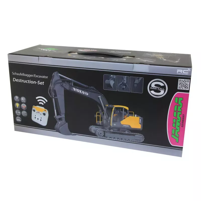 Excavadora Jamara 406300 modelo RC teledirigido con motor eléctrico 1:16