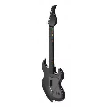 Guitarra PDP Riffmaster negra gris inalámbrica PC PS4 PS5 batería 36h