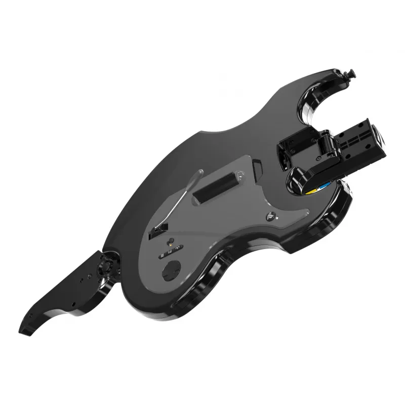 Guitarra PDP Riffmaster negra gris inalámbrica PC PS4 PS5 batería 36h