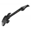 Guitarra PDP Riffmaster negra, gris analógica / digital PC, Xbox One, Xbox Series S, Xbox Series X