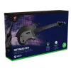 Guitarra PDP Riffmaster negra, gris analógica / digital PC, Xbox One, Xbox Series S, Xbox Series X