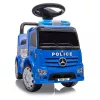 Coche de arrastre Jamara Mercedes-Benz Antos Policía 4 ruedas efectos de luz