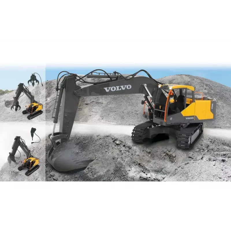 Excavadora Jamara Volvo EC160E radiocontrol motor eléctrico