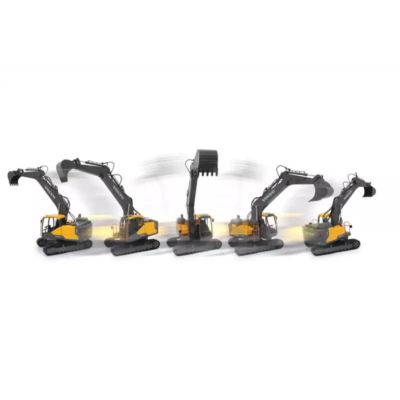 Excavadora Jamara Volvo EC160E radiocontrol motor eléctrico