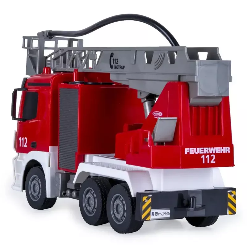 Modelo RC vehículo de bomberos Jamara Mercedes-Benz Antos motor eléctrico 1:26
