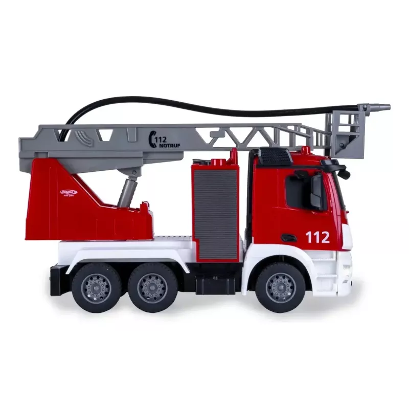 Modelo RC vehículo de bomberos Jamara Mercedes-Benz Antos motor eléctrico 1:26