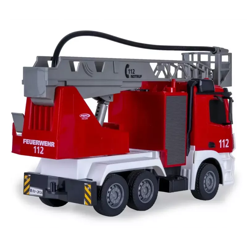 Modelo RC vehículo de bomberos Jamara Mercedes-Benz Antos motor eléctrico 1:26