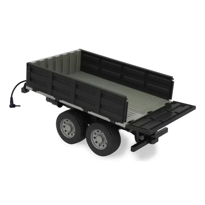 Pieza de remolque volquete para tractor RC Jamara 1:16, negro, pieza de pista, 0,41 kg