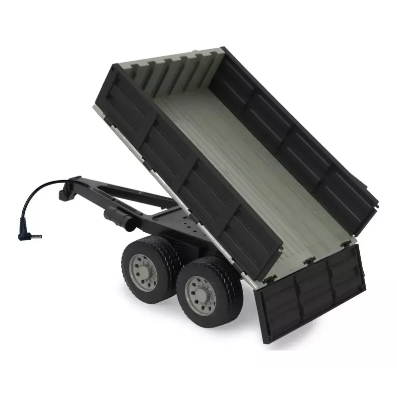 Pieza de remolque volquete para tractor RC Jamara 1:16, negro, pieza de pista, 0,41 kg
