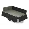 Pieza de remolque volquete para tractor RC Jamara 1:16, negro, pieza de pista, 0,41 kg