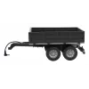 Pieza de remolque volquete para tractor RC Jamara 1:16, negro, pieza de pista, 0,41 kg