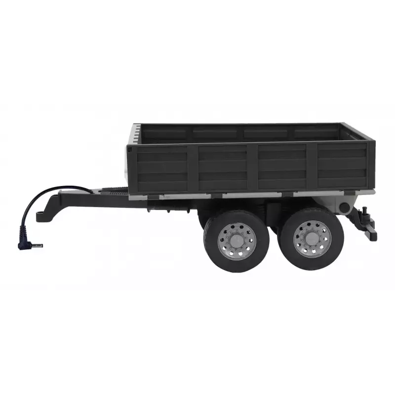 Pieza de remolque volquete para tractor RC Jamara 1:16, negro, pieza de pista, 0,41 kg