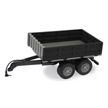 Pieza de remolque volquete para tractor RC Jamara 1:16, negro, pieza de pista, 0,41 kg