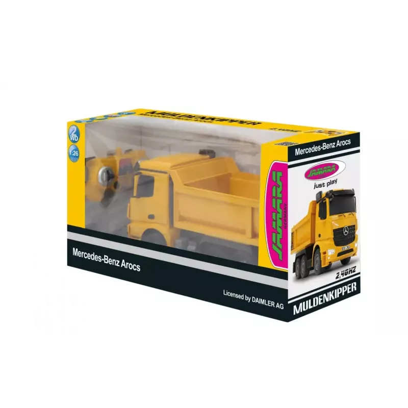 Camión volquete Jamara 405108 radiocontrol motor eléctrico 1:26