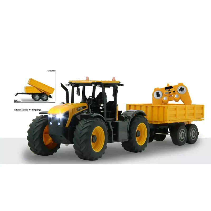 Tractor Jamara JCB Fastrac 1:24 motor eléctrico modelo RC para niños