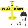 Avión Jamara Piper J3-CUB motor eléctrico 150 mAh 106 g