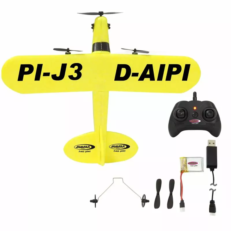 Avión Jamara Piper J3-CUB motor eléctrico 150 mAh 106 g