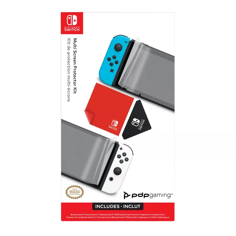 Kit de protectores de pantalla múltiples PDP para Nintendo Switch y OLED