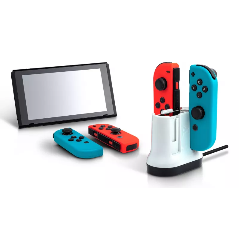 Base de carga PDP Joy-Con, interior, 1,524 m, blanco